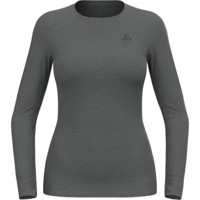 Odlo Women's Active Warm ECO Baselayer Shirt Odlo Steel Grey Melange