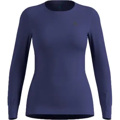 Odlo Women's Active Warm ECO Baselayer Shirt Skipper Blue