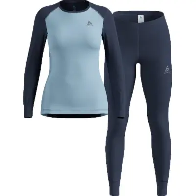Odlo Women's Odlo Set Active Warm Special Dark Sapphire - Skipper Blue