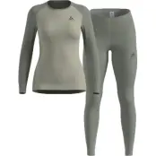 Odlo Women's Odlo Set Active Warm Special Shadow - Agate Gray