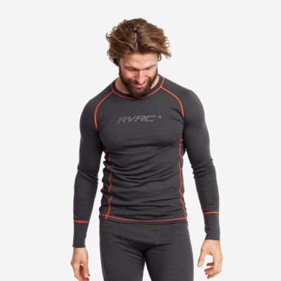 Outright Merino Top - Herr - Anthracite, Storlek:2XL - Underställ