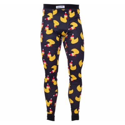 Pants Baselayer, Black Santa Yellow Duck, 3xl,  Blount And Pool