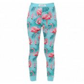 Pants Baselayer Jr, Flamingo Aop, 110,  Underställsbyxor