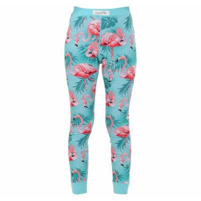 Pants Baselayer Jr, Flamingo Aop, 110,  Underställsbyxor
