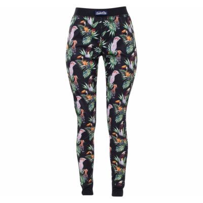 Pants Baselayer W, Black Aop, 46,  Blount And Pool