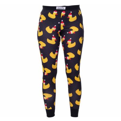 Pants Baselayer W, Black Santa Yellow Duck, 48,  Blount And Pool