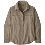 Patagonia W's Fjord Flannel Shirt Whole Weave: Seabird Grey