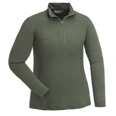 Pinewood Abisko Merino Base Layer Halfzip DAM M.Mossgrön