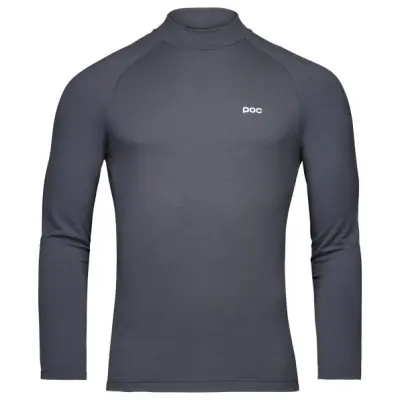 POC M's Layer Merino Mock Neck Jersey Sylvanite Grey Sylvanite Grey XL