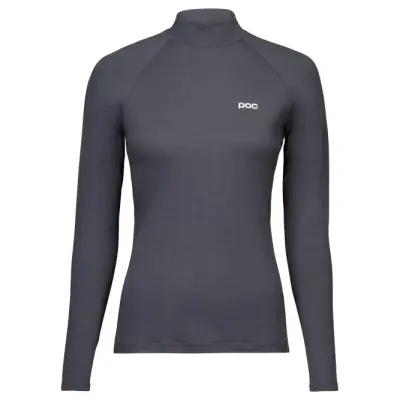 POC W's Layer Merino Mock Neck Jersey Sylvanite Grey Sylvanite Grey L