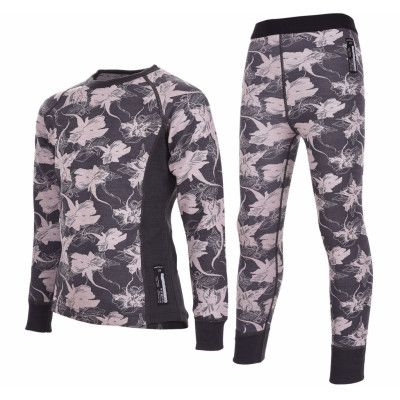 Print Merino Set, Pink, 90,  Ullunderställ