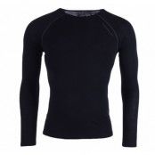 Pure Merino Crewneck M, Black, L,  Swedemount