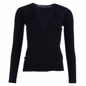 Pure Merino Crewneck W, Black, 42,  Underställ