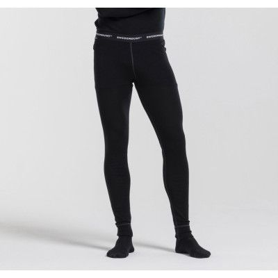 Pure Merino Wool Pants, Black, L,  Ullunderställ
