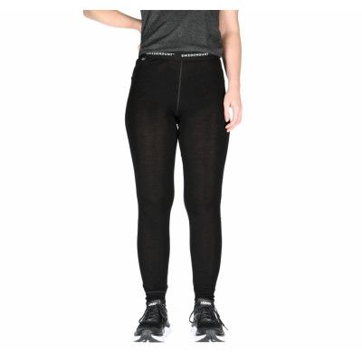 Pure Merino Wool Pants W, Black, 44,  Underställ