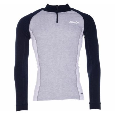 Racex Bodyw Halfzip M, Grey Melange, 2xl,  Swix Längdkläder