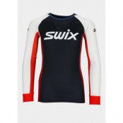 Racex Bodyw Ls Jr, Dark Navy/ Rhubarb Red, 14, Ullunderställ