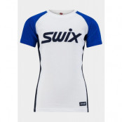 Racex Bodyw Ss Jr, Olympian Blue, 12, Swix Längdkläder