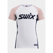 Racex Bodyw Ss Jr, Peach Whip, 10, Swix Längdkläder