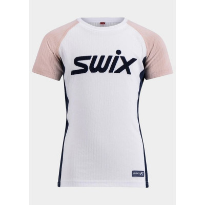 Racex Bodyw Ss Jr, Peach Whip, 6,  Swix Längdkläder