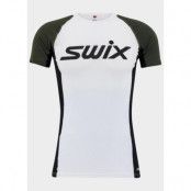 Racex Bodyw Ss M, Dark Olive, S, Swix Längdkläder