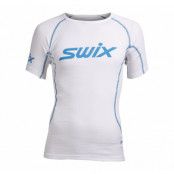 Racex Bodyw Ss Mens, Bright White/Aqua, L,  Swix Längdkläder