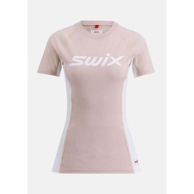 Racex Bodyw Ss W, Peach Whip/Bright White, Xs,  Tränings-T-Shirts