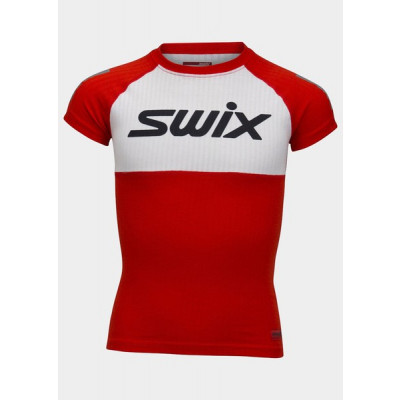 Racex Carbon Ss Jr, Fiery Red, 116,  Löparkläder