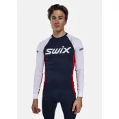 Racex Classic Long Sleeve M, Dark Navy/Bright White, L, Funktionsunderställ