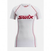 Racex Classic Short Sleeve W, Bright White/Swix Red, L,  Funktionsunderställ