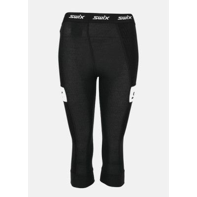 Racex Warm Bodyw 3/4 Pant W, Black, M,  Ullunderställ