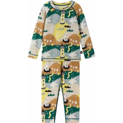 Reima Kids' Thermal Set Moomin Trivsam Deeper Green