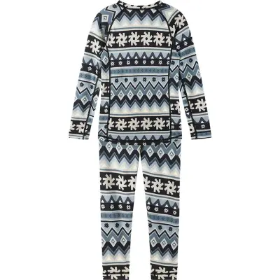 Reima Wool Base Layer Set Taitoa Black - 160 cl