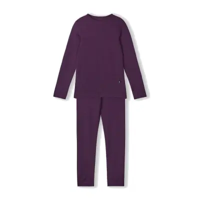 Reima Wool Base Layer Set Taitoa Deep Purple - 100 cl