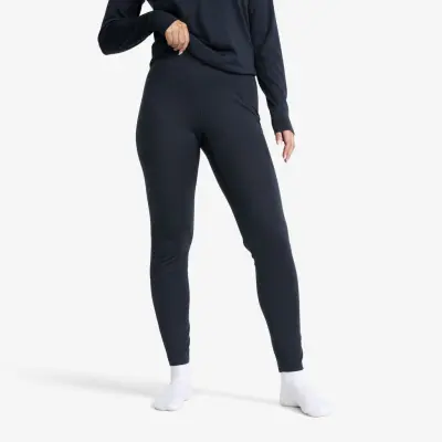 Route Merino Light Base Layer Pants Dam Deep Navy, Storlek:XL