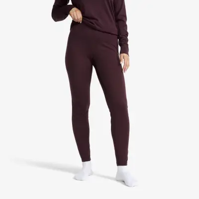 Route Merino Light Base Layer Pants Dam Winetasting, Storlek:L