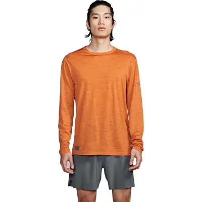 Saucony Men's Peregrine Merino Long Sleeve Amber Heather