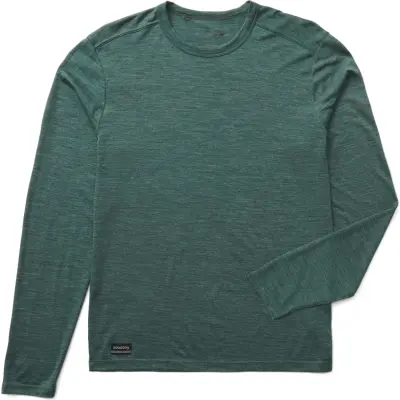 Saucony Men's Peregrine Merino Long Sleeve Pine Heather