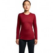 Saucony Women's Peregrine Merino Long Sleeve Currant