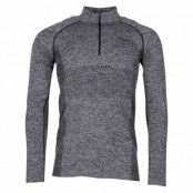 Seamless Performance Halfzip S, Grey Melange, L/Xl, Swedemount