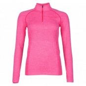 Seamless Performance Halfzip W, Fresh Pink Melange, 36/38,  Funktionsunderställ