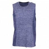 Seamless Performance Singlet, Navy Melange, L/Xl, Swedemount