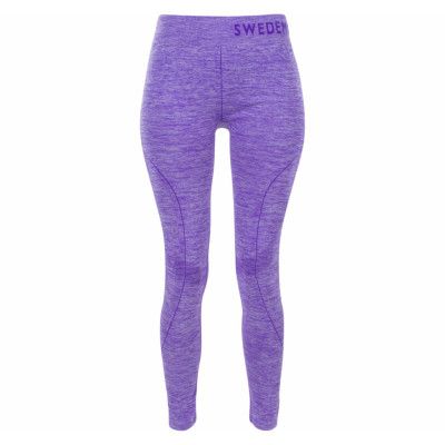 Seamless Performance Tights W, Purple Melange, 40/42,  Swedemount