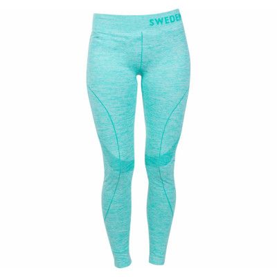 Seamless Performance Tights W, Turquoise Melange, 40/42,  Seamless