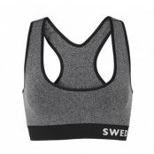 Seamless Top, Dk Grey Melange/Black, Xs/S, Sport-Bh