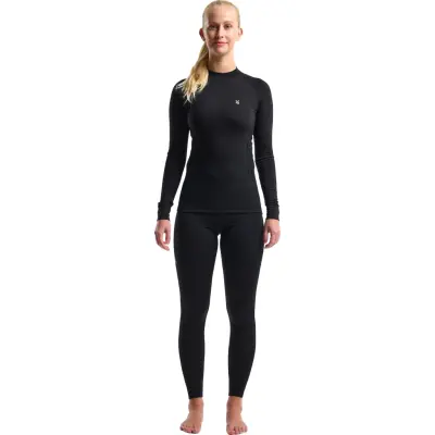 Seger Women's Termowool 150g Round Neck Black