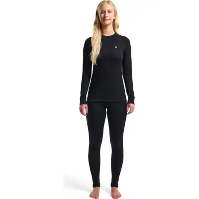 Seger Women's Termowool 200g Frotté Set  Black