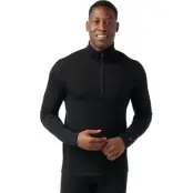 Smartwool Men's Classic Thermal Merino Base Layer 1/4 Zip Boxed Black