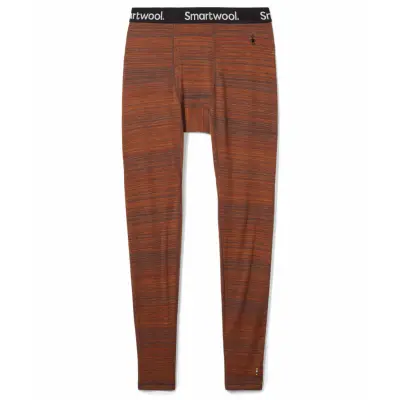 Smartwool Men's Classic Thermal Merino Base Layer Pattern Bottom Picante Heather Color Shift