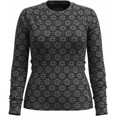 Smartwool Women's Merino 250 Baselayer Crew Boxed Black Digi Snow